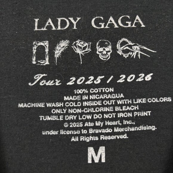 Lady Gaga Vanish Into You Tour T-Shirt Size Medium - Picture 4 of 4